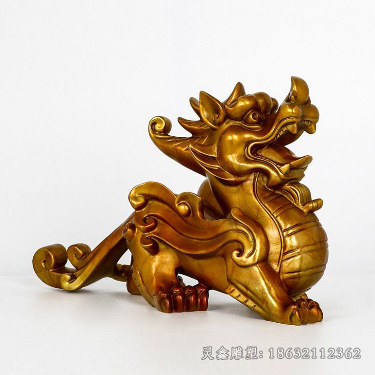 招财貔貅小区景观铜雕