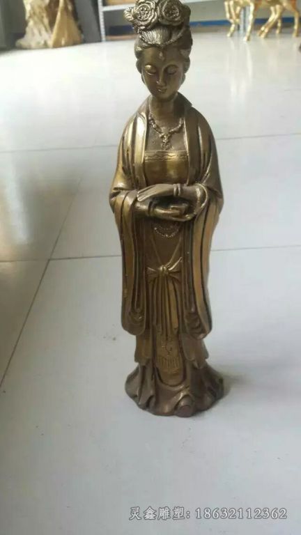古代美女广场人物铜雕
