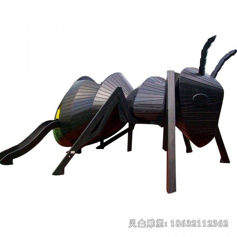 不锈钢几何蚂蚁广场雕塑