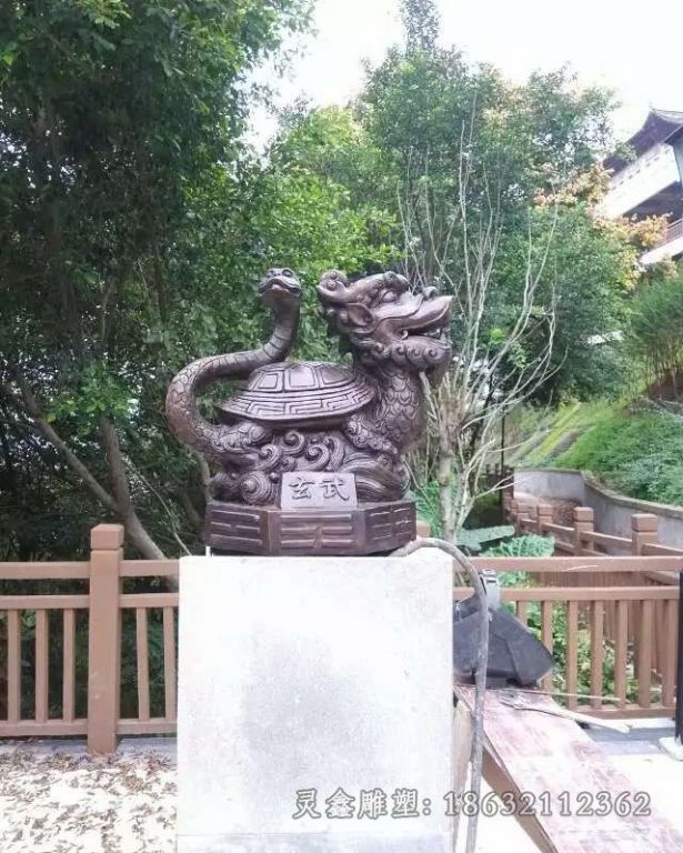 神兽玄武城市景观铜雕