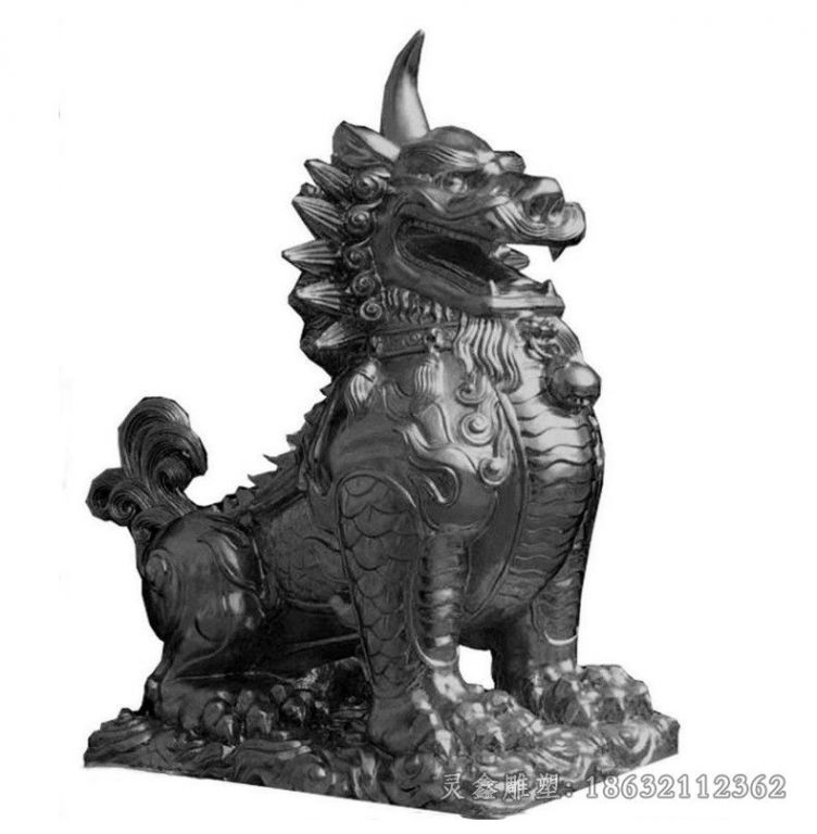 神兽獬豸城市景观铜雕