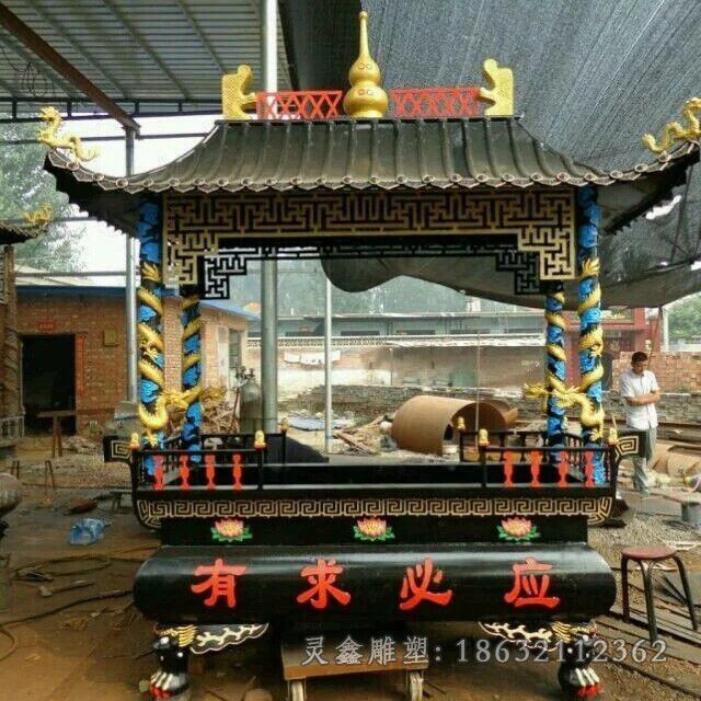 有求必应香炉公园铜雕