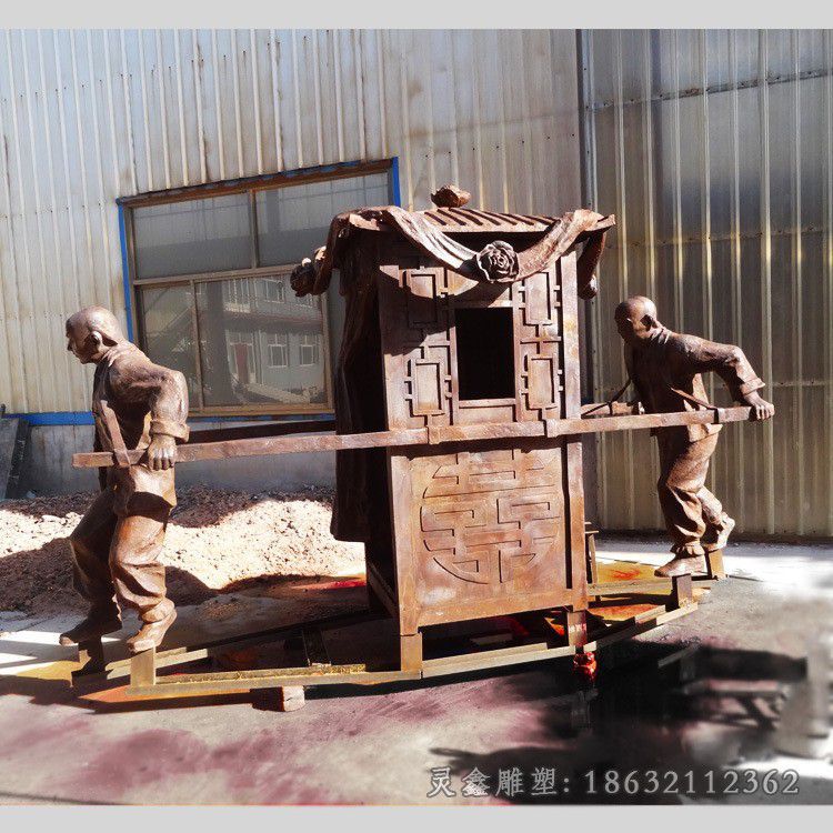 古代骄子街边文化铜雕