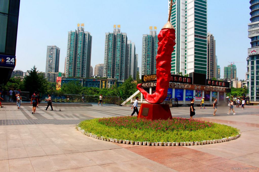 不锈钢辣椒广场景观雕塑