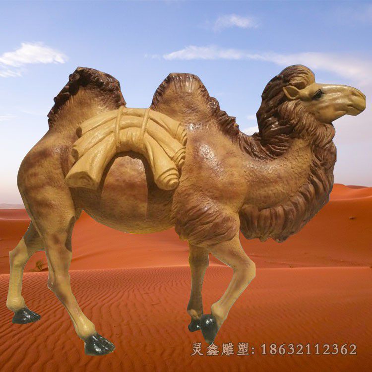 沙漠骆驼户外景观铜雕
