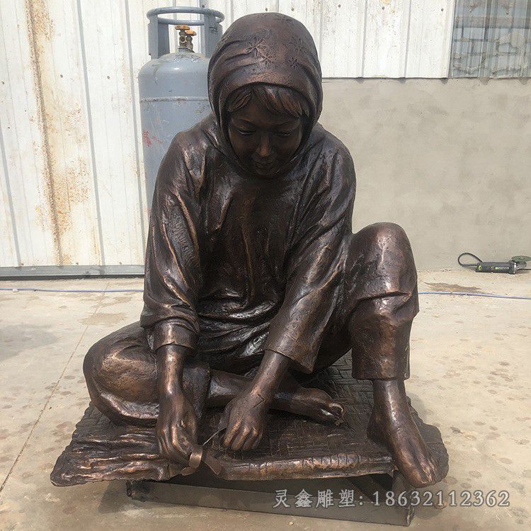 现代人物城市景观铜雕