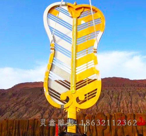 不锈钢扇子校园景观雕塑
