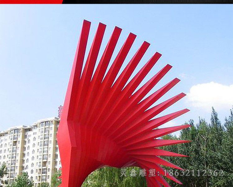 不锈钢抽象树枝景观雕塑