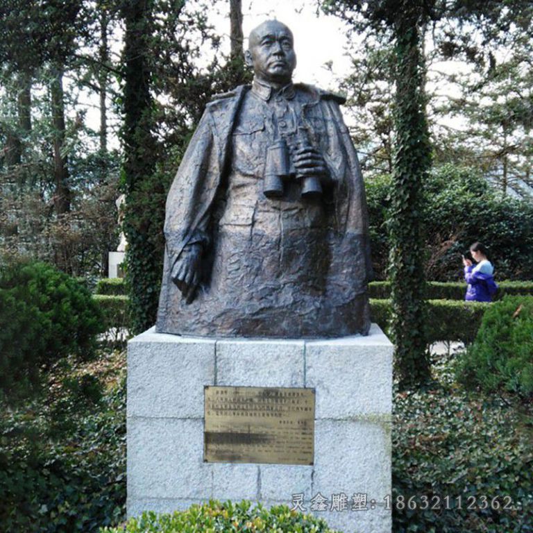 十大元帅人物景观铜雕