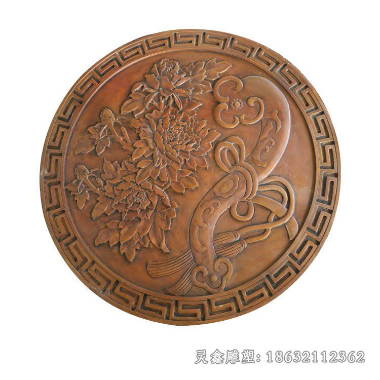 古代铜钱小区景观铜雕
