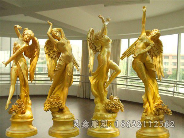 四季女神城市景观铜雕