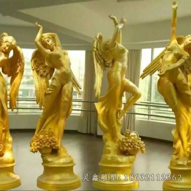 四季女神景区景观铜雕