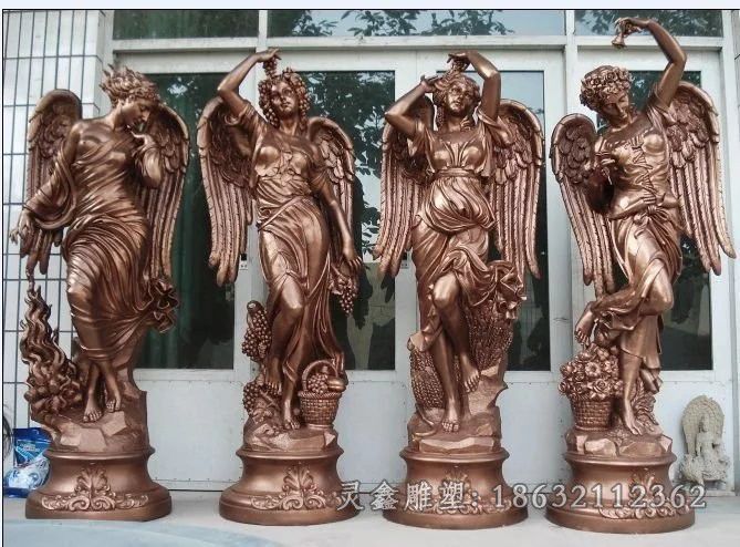四季女神别墅景观铜雕