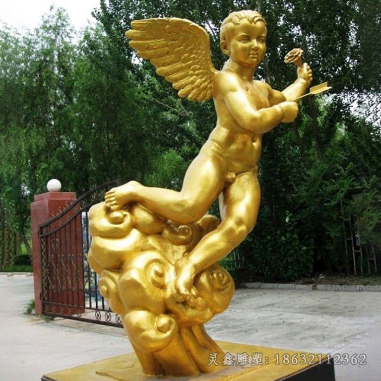 天使儿童人物铜雕