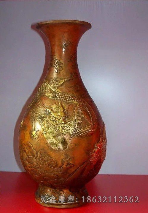 抽象花瓶园林景观铜雕