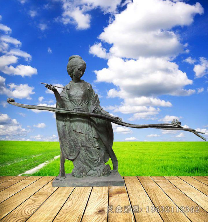 仙女户外人物景观铜雕