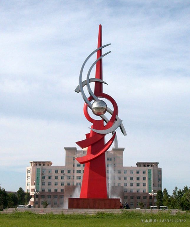 城市标志性不锈钢景观雕塑