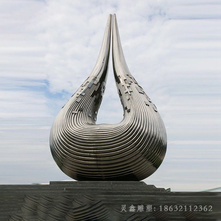 不锈钢抽象艺术造型雕塑