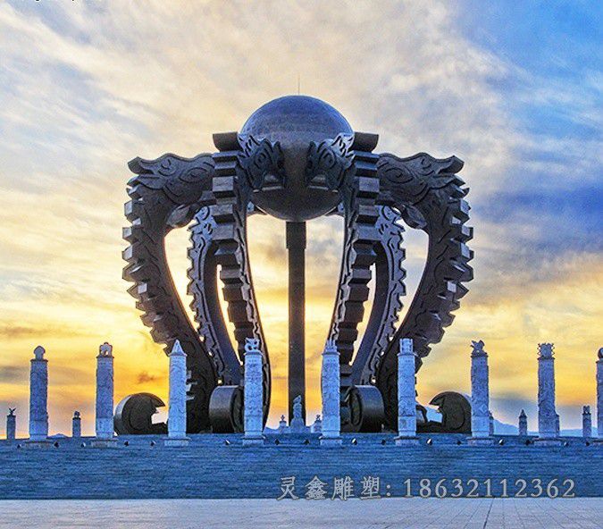 不锈钢大型建筑景观雕塑