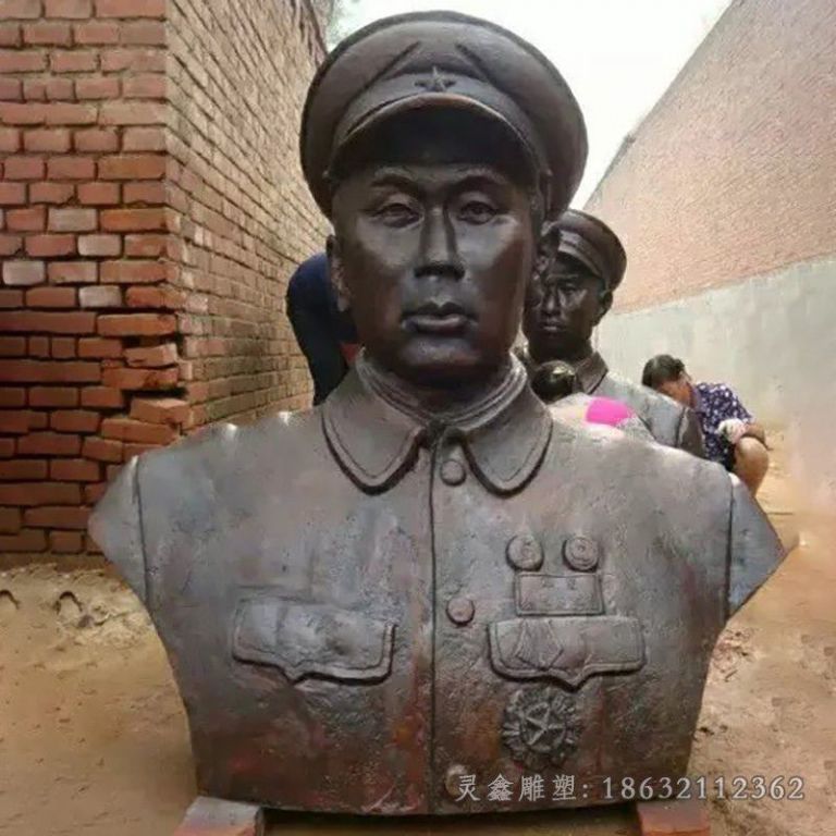 十大元帅胸像城市铜雕