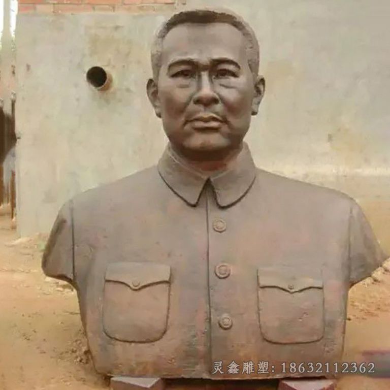 十大元帅胸像户外铜雕