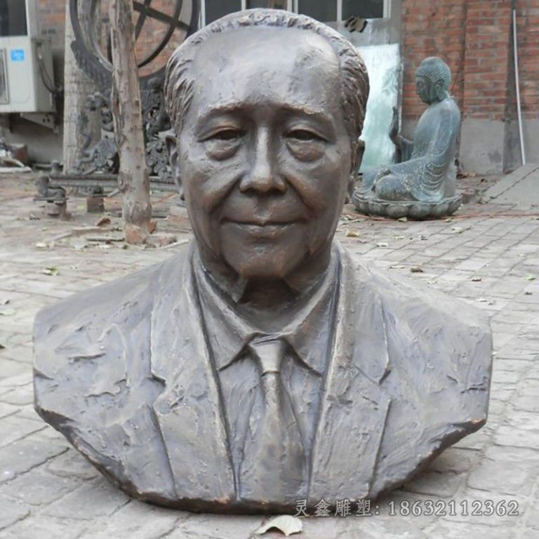 袁隆平半身像人物铜雕