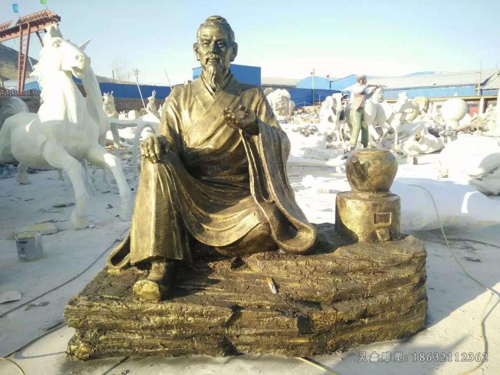 医圣张仲景人物铜雕