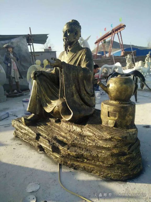 医圣张仲景标志铜雕