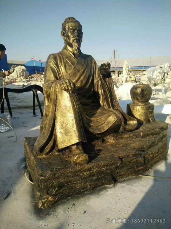张仲景医圣人物铜雕