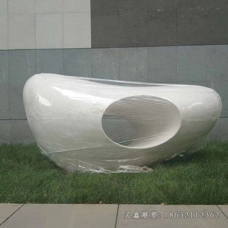 不锈钢异形标志校园雕塑