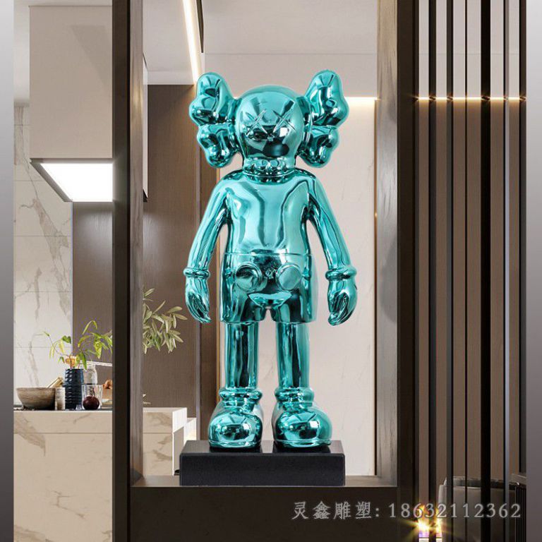 动漫不锈钢机器人广场雕塑