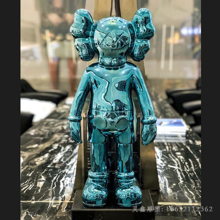 动漫不锈钢机器人庭院雕塑