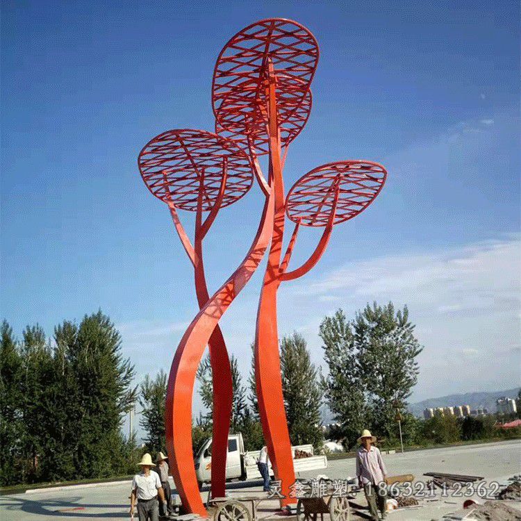 镂空树不锈钢景观雕塑