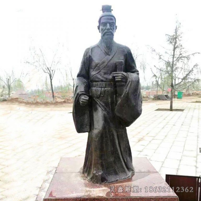 名人扁鹊广场人物铜雕