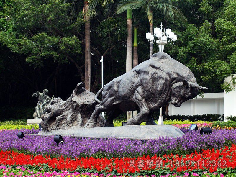 农耕耕地景观标志铜雕