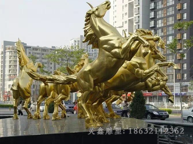阿波罗战车公园标志铜雕