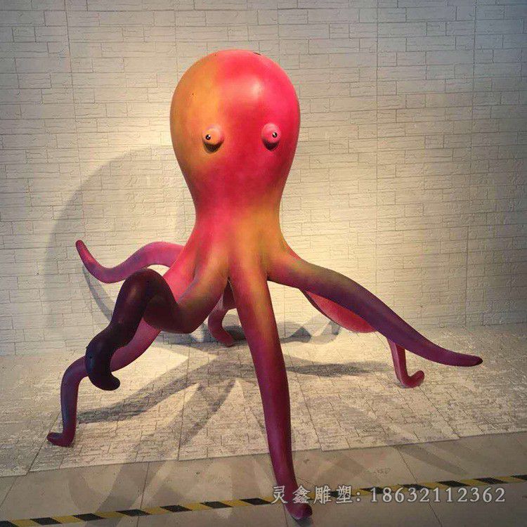 不锈钢发光水母景观雕塑