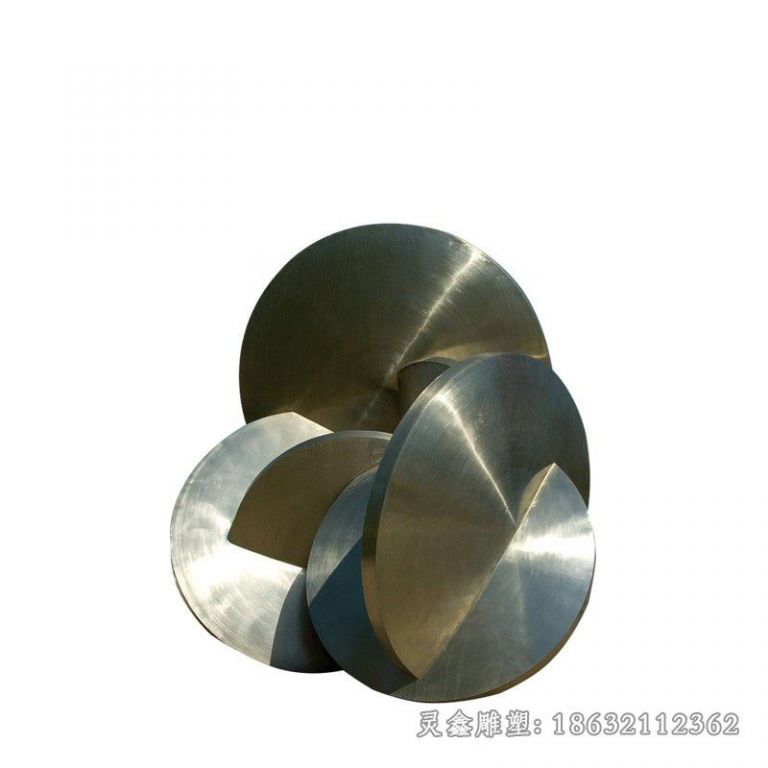 异形圆环园林不锈钢雕塑