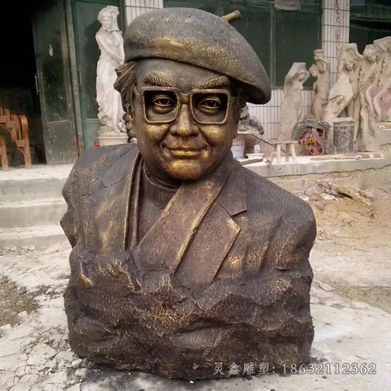 西方名人胸像景观铜雕