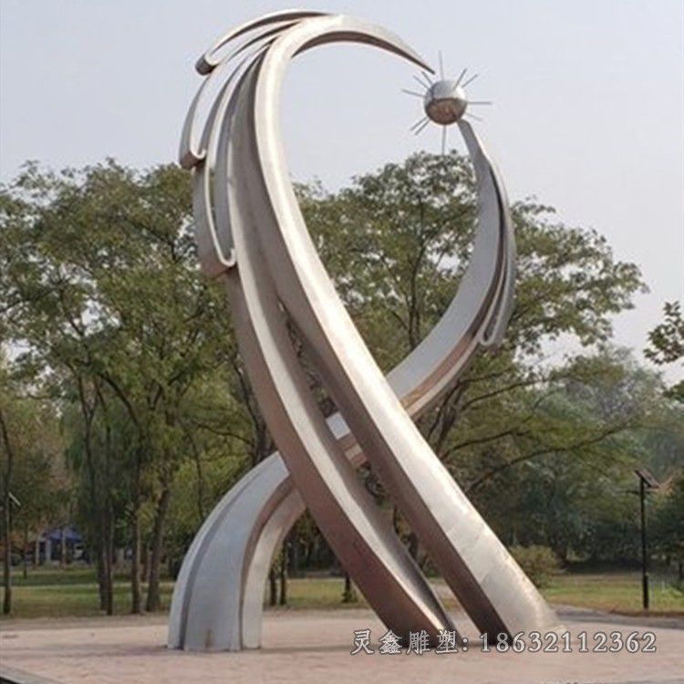 不锈钢升华户外景观雕塑