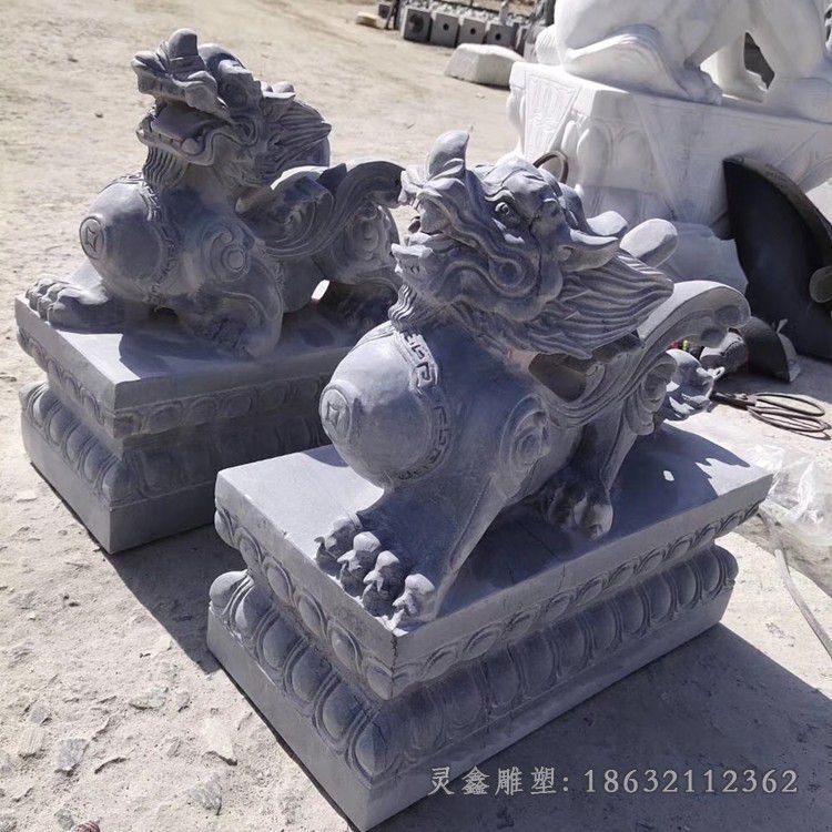 神兽貔貅小区动物铜雕