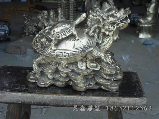 神兽龙龟商场标志铜雕