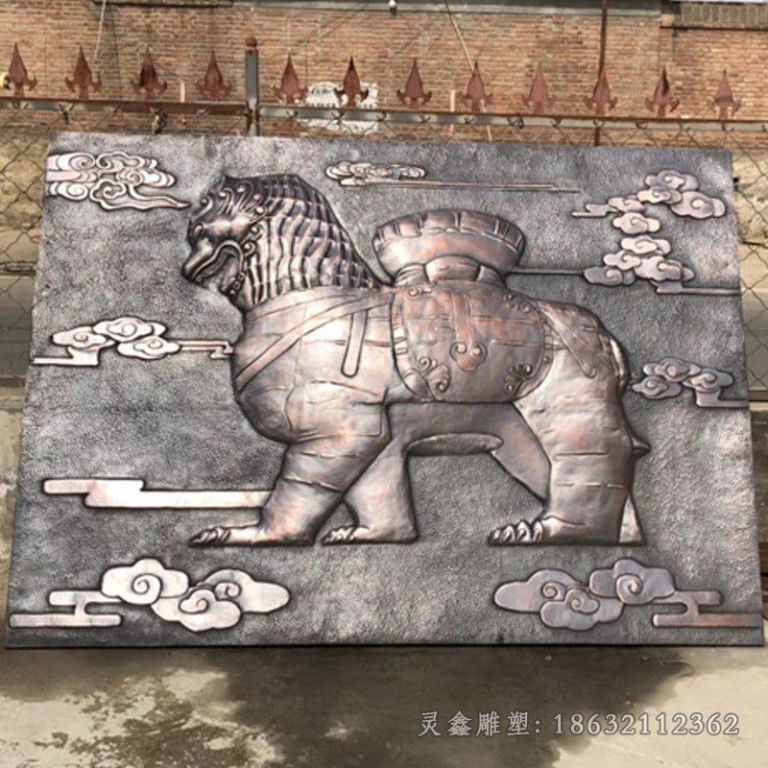 抽象浮雕城市景观铜雕