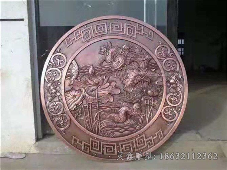 抽象浮雕广场标志铜雕