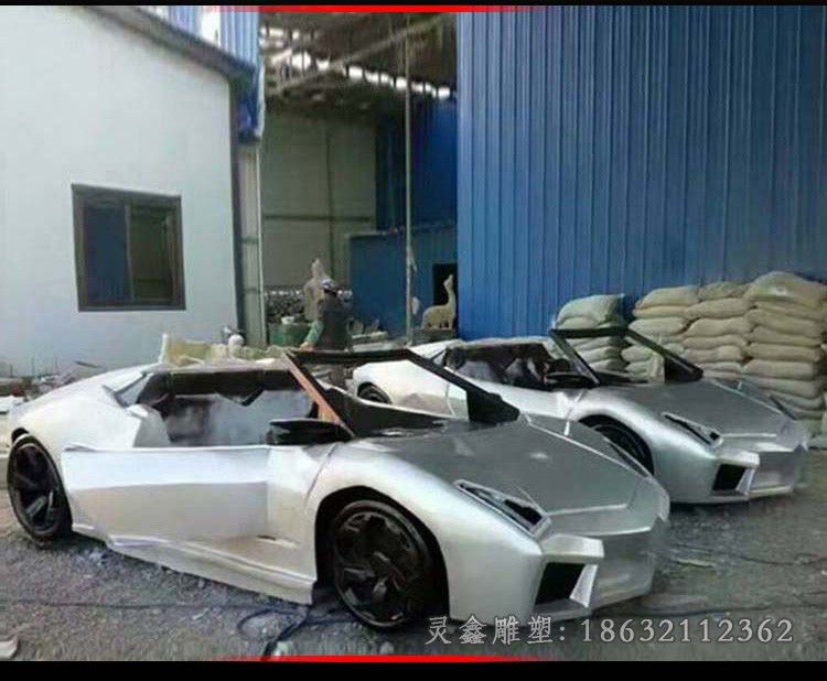 车模标志广场不锈钢雕塑