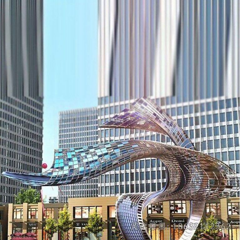 彩绘景观公园不锈钢雕塑