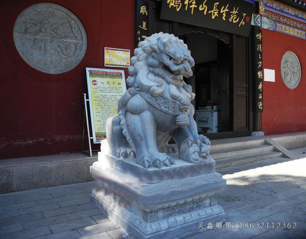 青铜狮子动物景观铜雕