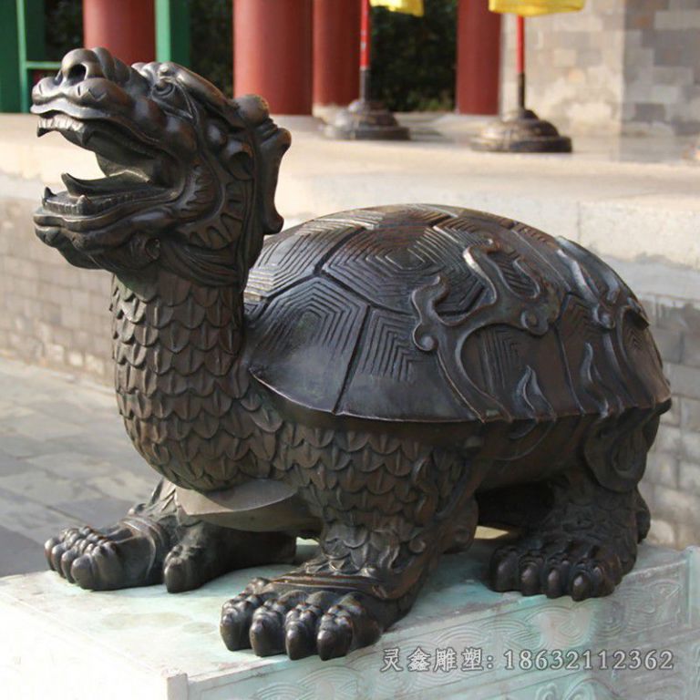 吉祥龙龟户外景观铜雕