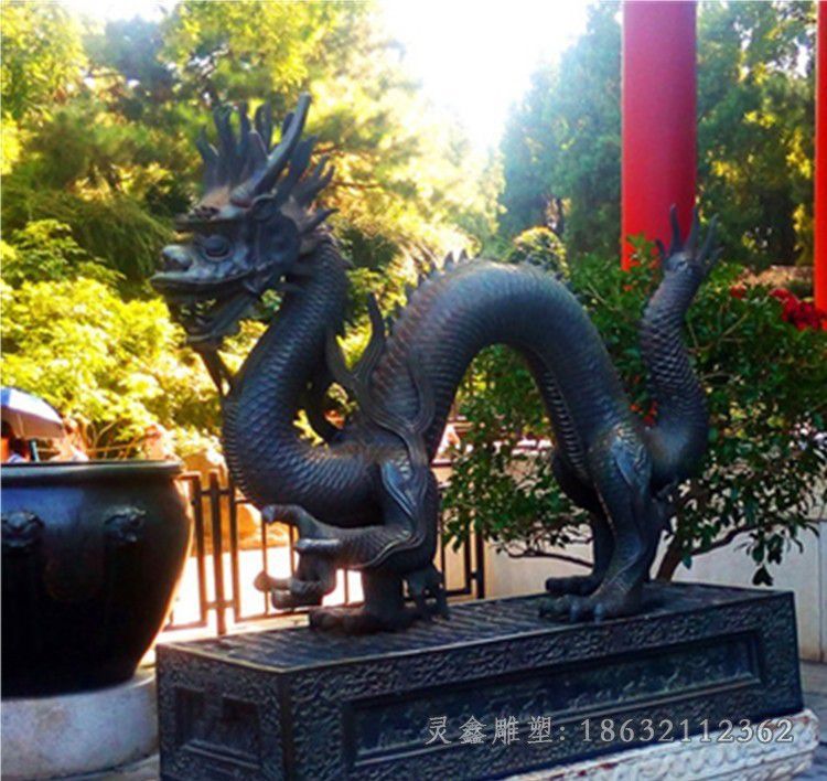 青铜龙小区景观铜雕
