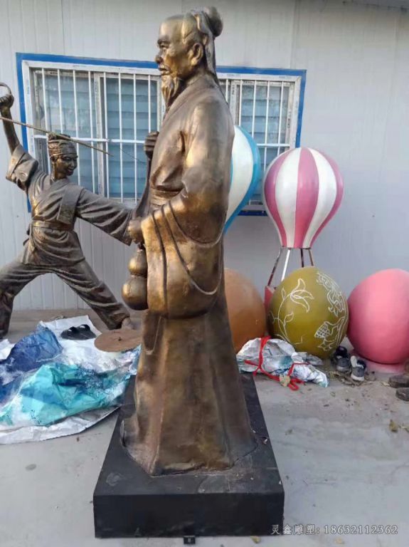 古代名医华佗户外铜雕